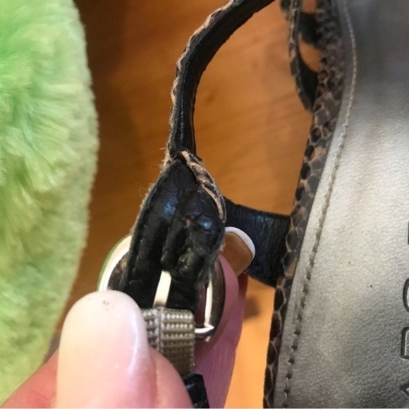 Marc Fishers Snakeskin 4 1/2 Heels Size 8 M - Picture 8 of 10